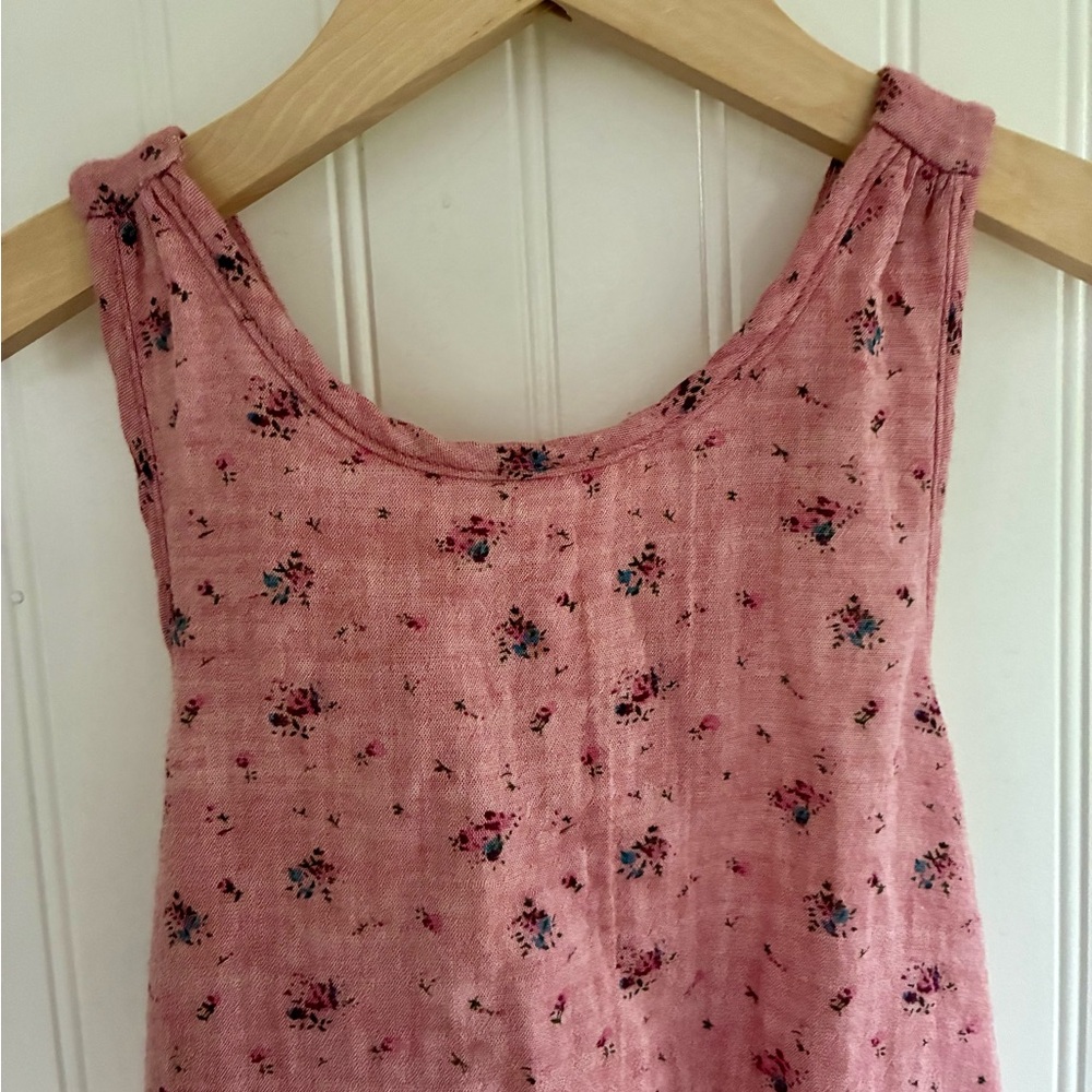 Boy + Girl Pink Floral Romper - Picture 2 of 13